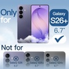 image:imageJETech Magnetic Case for Samsung Galaxy S24 Compatible with MagSafe Clear  Shockproof Protective Phone Cover Scratch Resistant Clear BackCobalt Violet