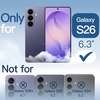 image:imageJETech Magnetic Case for Samsung Galaxy S24 Compatible with MagSafe Clear  Shockproof Protective Phone Cover Scratch Resistant Clear BackCobalt Violet
