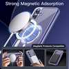 image:imageJETech Magnetic Case for Samsung Galaxy S24 Compatible with MagSafe Clear  Shockproof Protective Phone Cover Scratch Resistant Clear BackCobalt Violet