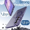 image:imageJETech Magnetic Case for Samsung Galaxy S24 Compatible with MagSafe Clear  Shockproof Protective Phone Cover Scratch Resistant Clear BackCobalt Violet
