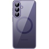 image:imageJETech Magnetic Case for Samsung Galaxy S24 Compatible with MagSafe Clear  Shockproof Protective Phone Cover Scratch Resistant Clear BackCobalt Violet