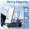 image:imageJETech Magnetic Case for Samsung Galaxy S24 Compatible with MagSafe Clear  Shockproof Protective Phone Cover Scratch Resistant Clear BackCobalt Violet