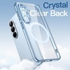 image:imageJETech Magnetic Case for Samsung Galaxy S24 Compatible with MagSafe Clear  Shockproof Protective Phone Cover Scratch Resistant Clear BackSky Blue