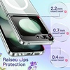 image:imageJETech Magnetic Case for Samsung Galaxy Z Flip 5 Clear  Compatible with MagSafe AntiYellowing Transparent Hard PC Protective Phone Cover Scratch ResistantClear
