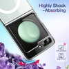 image:imageJETech Magnetic Case for Samsung Galaxy Z Flip 5 Clear  Compatible with MagSafe AntiYellowing Transparent Hard PC Protective Phone Cover Scratch ResistantClear