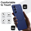 image:imageJETech Magnetic Slim Case for Samsung Galaxy S25 FE Black  Compatible with MagSafe Full Camera Lens Protection UltraThin Lightweight Matte Finish Phone CoverNavy Blue