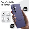 image:imageJETech Magnetic Slim Case for Samsung Galaxy S25 FE Black  Compatible with MagSafe Full Camera Lens Protection UltraThin Lightweight Matte Finish Phone CoverCobalt Violet