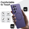 image:imageJETech Magnetic Slim Case for Samsung Galaxy S25 FE Black  Compatible with MagSafe Full Camera Lens Protection UltraThin Lightweight Matte Finish Phone CoverHeron Purple