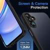 image:imageJETech Matte Case for Samsung Galaxy A15 Black  MilitaryGrade Protection Frosted Matte Back AntiFingerprint Finish Shockproof DesignBlack