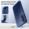 image:imageJETech Matte Case for Samsung Galaxy A17 Black  MilitaryGrade Protection Frosted Matte Back AntiFingerprint Finish Shockproof DesignBlue