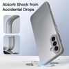 image:imageJETech Matte Case for Samsung Galaxy A17 Black  MilitaryGrade Protection Frosted Matte Back AntiFingerprint Finish Shockproof DesignGrey