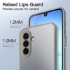 image:imageJETech Matte Case for Samsung Galaxy A17 Black  MilitaryGrade Protection Frosted Matte Back AntiFingerprint Finish Shockproof DesignGrey