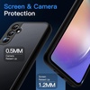 image:imageJETech Matte Case for Samsung Galaxy A54 Black  MilitaryGrade Protection Frosted Matte Back AntiFingerprint Finish Shockproof DesignBlack