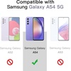 image:imageJETech Matte Case for Samsung Galaxy A54 Black  MilitaryGrade Protection Frosted Matte Back AntiFingerprint Finish Shockproof DesignLilac