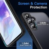 image:imageJETech Matte Case for Samsung Galaxy A55 Black  MilitaryGrade Protection Frosted Matte Back AntiFingerprint Finish Shockproof DesignBlack