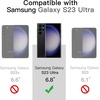 image:imageJETech Matte Case for Samsung Galaxy S23 Ultra Black  MilitaryGrade Protection Frosted Matte Back AntiFingerprint Finish Shockproof DesignBlack
