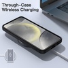 image:imageJETech Matte Case for Samsung Galaxy S24 Black  MilitaryGrade Protection Frosted Matte Back AntiFingerprint Finish Shockproof DesignBlack