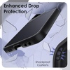 image:imageJETech Matte Case for Samsung Galaxy Z Flip 5 Black  MilitaryGrade Protection Frosted Matte Back AntiFingerprint Finish Shockproof DesignBlack