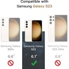 image:imageJETech Privacy Screen Protector for Samsung Galaxy S23 Plus 22 Pack  with Camera Lens Protector AntiSpy 9H Tempered Glass Fingerprint ID CompatibleGalaxy S23