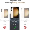 image:imageJETech Privacy Screen Protector for Samsung Galaxy S23 Plus 22 Pack  with Camera Lens Protector AntiSpy 9H Tempered Glass Fingerprint ID CompatibleGalaxy S23 Ultra