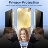 image:imageJETech Privacy Screen Protector for Samsung Galaxy S24 2Pack  AntiSpy Privacy Protection Tempered Glass Fingerprint ID CompatibleGalaxy S24