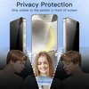 image:imageJETech Privacy Screen Protector for Samsung Galaxy S24 2Pack  AntiSpy Privacy Protection Tempered Glass Fingerprint ID CompatibleGalaxy S24 Plus