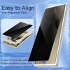 image:imageJETech Privacy Screen Protector for Samsung Galaxy S24 2Pack  AntiSpy Privacy Protection Tempered Glass Fingerprint ID CompatibleGalaxy S24 Ultra