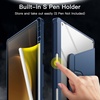 image:imageJETech Rotating Case Cover for Galaxy Tab S10 LiteS10 FES9 FES9 Black  360 Rotation Stand Clear Back Design Auto WakeSleep S Pen Holder Full ProtectionNavy