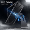 image:imageJETech Rotating Case Cover for Galaxy Tab S10 LiteS10 FES9 FES9 Black  360 Rotation Stand Clear Back Design Auto WakeSleep S Pen Holder Full ProtectionGray
