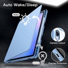 image:imageJETech Rotating Case Cover for Galaxy Tab S10 LiteS10 FES9 FES9 Black  360 Rotation Stand Clear Back Design Auto WakeSleep S Pen Holder Full ProtectionBlue