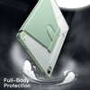 image:imageJETech Rotating Case Cover for Galaxy Tab S10 LiteS10 FES9 FES9 Black  360 Rotation Stand Clear Back Design Auto WakeSleep S Pen Holder Full ProtectionMint