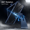 image:imageJETech Rotating Case Cover for Galaxy Tab S10 LiteS10 FES9 FES9 Black  360 Rotation Stand Clear Back Design Auto WakeSleep S Pen Holder Full ProtectionNavy