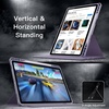 image:imageJETech Rotating Case Cover for Galaxy Tab S10 LiteS10 FES9 FES9 Black  360 Rotation Stand Clear Back Design Auto WakeSleep S Pen Holder Full ProtectionLavender