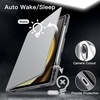 image:imageJETech Rotating Case Cover for Galaxy Tab S10 LiteS10 FES9 FES9 Black  360 Rotation Stand Clear Back Design Auto WakeSleep S Pen Holder Full ProtectionSilver