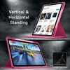 image:imageJETech Rotating Case Cover for Galaxy Tab S10 LiteS10 FES9 FES9 Black  360 Rotation Stand Clear Back Design Auto WakeSleep S Pen Holder Full ProtectionPink
