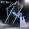 image:imageJETech Rotating Case Cover for Galaxy Tab S10 LiteS10 FES9 FES9 Black  360 Rotation Stand Clear Back Design Auto WakeSleep S Pen Holder Full ProtectionLavender