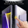 image:imageJETech Rotating Case Cover for Galaxy Tab S10 LiteS10 FES9 FES9 Black  360 Rotation Stand Clear Back Design Auto WakeSleep S Pen Holder Full ProtectionLavender
