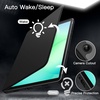 image:imageJETech Rotating Case Cover for Samsung Galaxy Tab A11 Plus Black  360 Rotation Stand Clear Back Design Auto WakeSleep Full ProtectionBlack