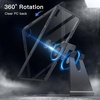 image:imageJETech Rotating Case Cover for Samsung Galaxy Tab S11 Black  360 Rotation Stand Clear Back Design Auto WakeSleep S Pen Holder Full ProtectionGrey