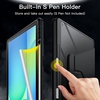 image:imageJETech Rotating Case Cover for Samsung Galaxy Tab S11 Ultra Black  360 Rotation Stand Clear Back Design Auto WakeSleep S Pen Holder Full ProtectionBlack