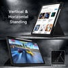 image:imageJETech Rotating Case Cover for Samsung Galaxy Tab S11 Ultra Black  360 Rotation Stand Clear Back Design Auto WakeSleep S Pen Holder Full ProtectionBlack