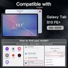 image:imageJETech Rotating Case Cover for Samsung Galaxy Tab S11 Ultra Black  360 Rotation Stand Clear Back Design Auto WakeSleep S Pen Holder Full ProtectionBlue