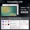 image:imageJETech Rotating Case Cover for Samsung Galaxy Tab S11 Ultra Black  360 Rotation Stand Clear Back Design Auto WakeSleep S Pen Holder Full ProtectionSilver