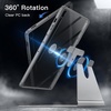 image:imageJETech Rotating Case Cover for Samsung Galaxy Tab S11 Ultra Black  360 Rotation Stand Clear Back Design Auto WakeSleep S Pen Holder Full ProtectionSilver