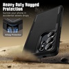 image:imageJETech Rugged Case for Samsung Galaxy S25 Black  DualLayer Protection HeavyDuty Shockproof Design Matte FinishTitanium Black