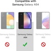 image:imageJETech Screen Protector for Galaxy A54 with Camera Lens Protector 22Pack  HD Clear Tempered Glass AntiScratch ProtectionGalaxy A54