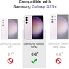 image:imageJETech Screen Protector for Galaxy S23 Plus 22 Pack  with Camera Lens Protector HD Clear Tempered Glass Fingerprint ID Compatible AntiScratch ProtectionGalaxy S23 Plus