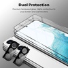 image:imageJETech Screen Protector for Galaxy S23 Plus 22 Pack  with Camera Lens Protector HD Clear Tempered Glass Fingerprint ID Compatible AntiScratch ProtectionGalaxy S22 Plus