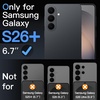 image:imageJETech Screen Protector for Galaxy S23 Plus 22 Pack  with Camera Lens Protector HD Clear Tempered Glass Fingerprint ID Compatible AntiScratch ProtectionGalaxy S26 Plus