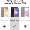 image:imageJETech Screen Protector for Samsung Galaxy A14 3Pack  HD Clear 9H Tempered Glass Film AntiScratch GlassGalaxy A54